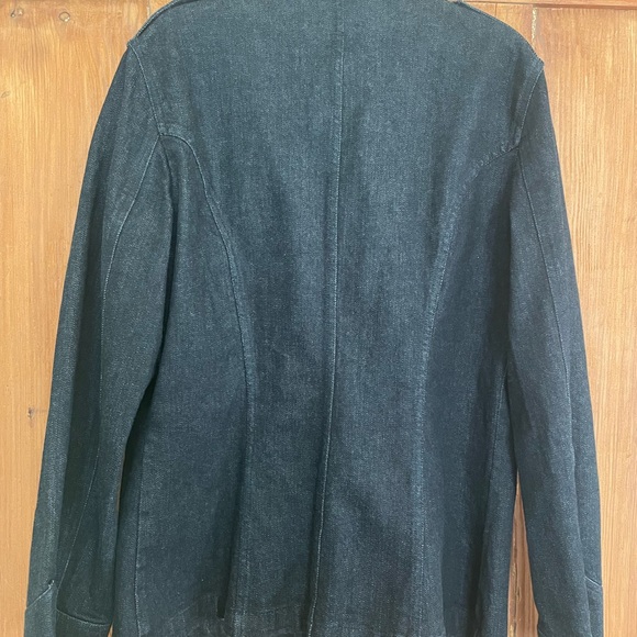 Ralph Lauren Jeans CO Navy Denim Military Jacket L - Picture 4 of 6
